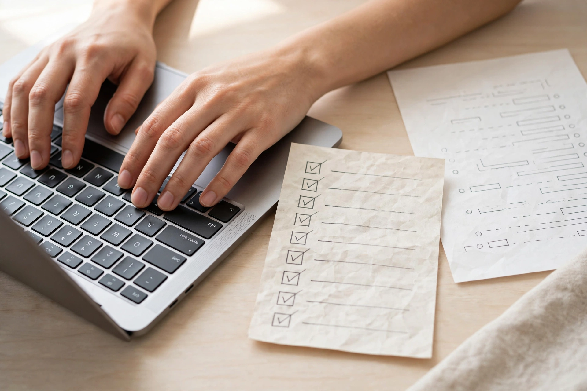Illustration of blog writing tips